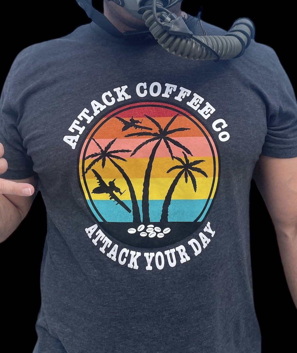 Attack Coffee Tropical T-shirt
