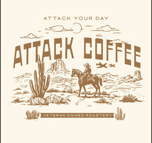 Load image into Gallery viewer, Attack Coffee Western T-Shirt
